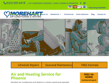 Tablet Screenshot of morehartac.com